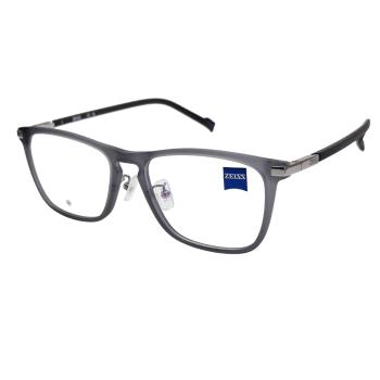 【ZEISS 蔡司】鈦金屬 光學鏡框眼鏡 ZS22709LB 020 淺灰色長方形框/淺灰色鏡腳 54mm