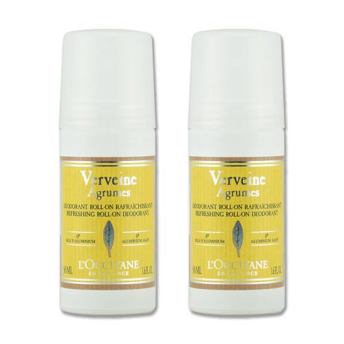 【LOCCITANE 歐舒丹】果漾馬鞭草體香劑 50ML x 2〈百貨公司貨〉