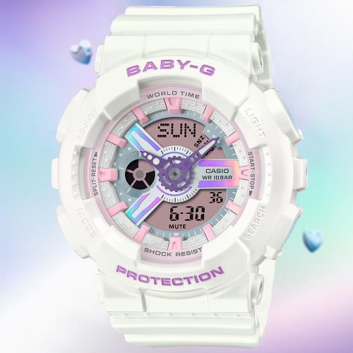 CASIO BABY-G 夢幻色彩雙顯腕錶 BA-110FH-7A