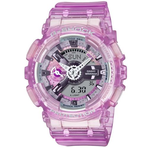 CASIO G-SHOCK 科幻虛擬雙顯腕錶 GMA-S110VW-4A