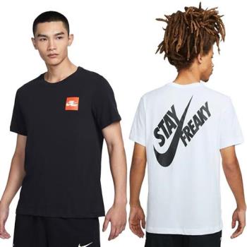 【下殺】Nike 男裝 短袖上衣 背面大Logo 黑/白【運動世界】FD0077-010/FD0077-100