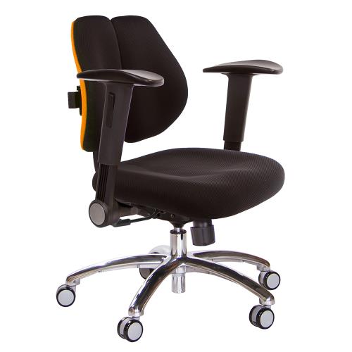 GXG 低雙背 電腦椅(鋁腳/摺疊扶手)  TW-2603 LU1