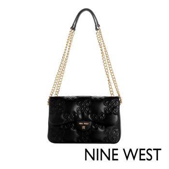 NINE WEST COSETTE 衍縫肩背包-黑色(137221)