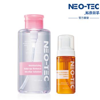 NEO-TEC  淨顏水漾卸妝液 重量裝500ml+深層洗臉慕斯150ml