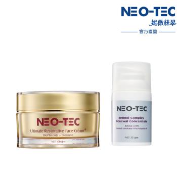 NEO-TEC妮傲絲翠 A醇+多元賦活因子精華霜100gm 抗皺無痕組