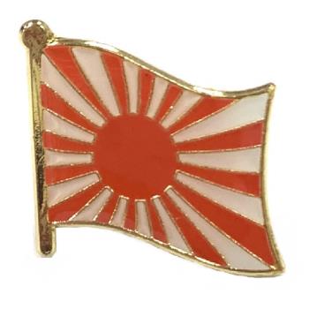 【A-ONE】日本海軍 旭日旗 金屬飾品 配飾 別針國徽胸章 國旗胸徽 Japanese Navy Rising Sun Flag 日本帝國