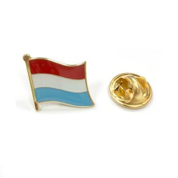 【A-ONE】Luxembourg 盧森堡 國旗辨識胸針 國旗配飾 國徽徽章愛國 國慶 遊行 流行