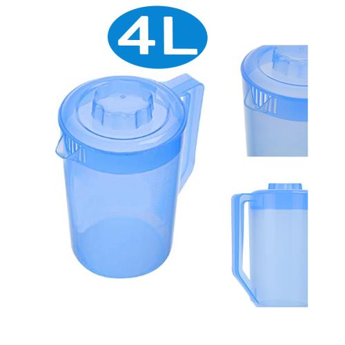 優鮮塑膠保鮮冷水壺/桌上壺/冷熱飲壺(4L)