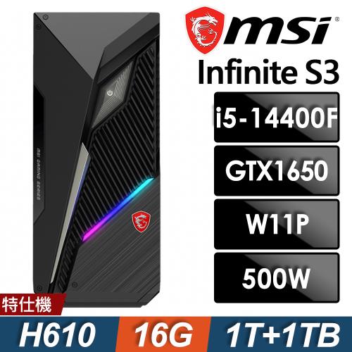 MSI Infinite S3 14NUC5-1468TW(i5-14400F/16G/1TB+1TB SSD/GTX1650-4G/W11P)