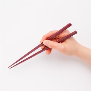 MATSUKAN 日本製天然蜜蠟塗層原木筷單雙