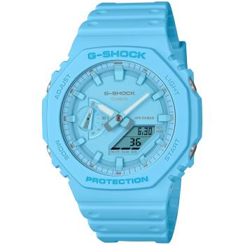 CASIO G-SHOCK 單色美學八角造型計時錶/GA-2100-2A2