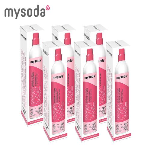 mysoda沐樹得 全新425g二氧化碳鋼瓶/6入組 GP500