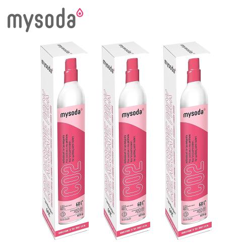 mysoda沐樹得 全新425g二氧化碳鋼瓶/3入組 GP500