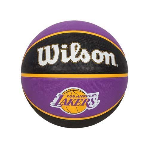 WILSON NBA隊徽系列 TIEDYE湖人 橡膠籃球 #7-訓練 室外