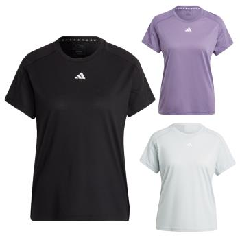 【下殺】Adidas 短袖上衣 女裝 排汗 黑/紫/灰白【運動世界】HR7795/IS3956/HZ5657