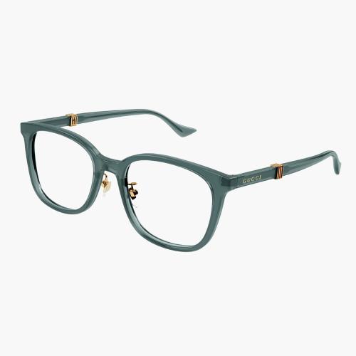 【GUCCI】方形膠框光學眼鏡(GG1500OK-003 WEB系列)
