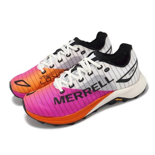 Merrell 越野跑鞋 MTL Long Sky 2 Matryx 女鞋 白 粉 高回彈 抓地 機能網布 郊山 ML068128