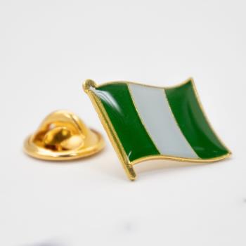 【A-ONE】NIGERIA 奈及利亞 國旗 徽章 別針 國旗配飾 紀念徽章 國慶 辨識 造型 時尚