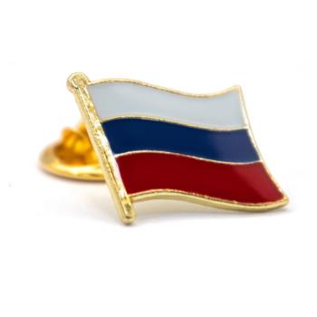 【A-ONE】Russia 俄羅斯國旗 辨識胸針 國旗配飾 國徽徽章愛國 國慶 遊行 流行