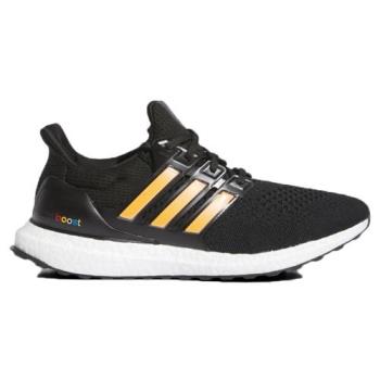 Adidas 慢跑鞋 男鞋 緩震 反光 可換Logo ULTRABOOST 1.0 黑【運動世界】ID0153