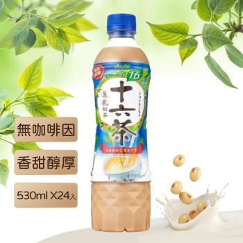 【ASAHI 朝日】十六茶零咖啡因豆乳奶茶(530ml*24入)-1箱