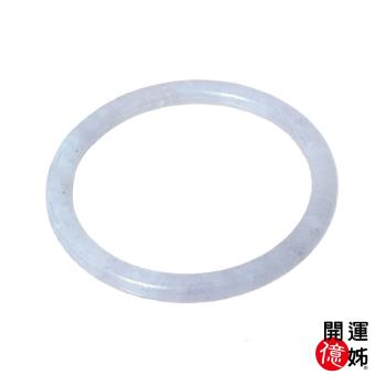 【A1 寶石】天然緬甸高冰種翡翠手鐲-內徑59.3mm(附證書BG-5739)