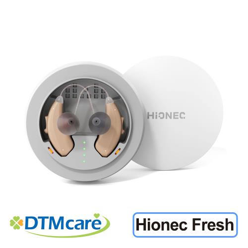 【DTMcare】充電式RIC耳掛型降噪輔聽器 Hionec Fresh (雙耳) [輕度至中度聽損適用][充電式設計][佩戴舒適]