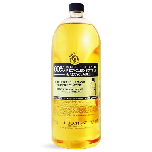 LOCCITANE 歐舒丹 杏仁沐浴油補充瓶(500ml)-國際航空版