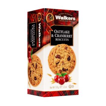 【英國Walkers】蘇格蘭皇家蔓越莓燕麥餅乾150g(盒裝)