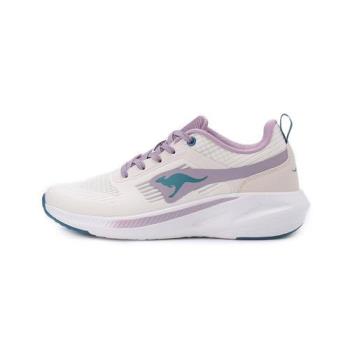 KANGAROOS RUN BREEZY 超輕量慢跑鞋 米紫 KW41177 女鞋 鞋全家福