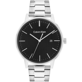 Calvin Klein 凱文克萊 經典簡約紳士腕錶/黑X銀/42mm/CK25200053