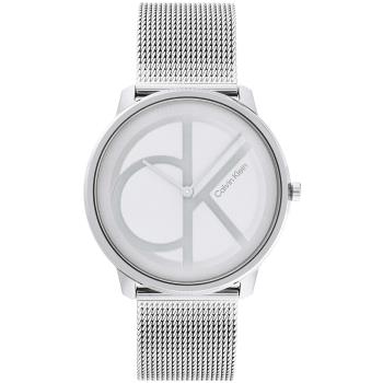 Calvin Klein 凱文克萊 經典LOGO米蘭帶時尚腕錶/銀/40mm/CK25200027