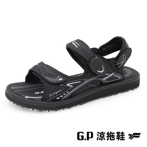 G.P 女款高彈力舒適磁扣兩用涼拖鞋G9571W-黑色(SIZE:35-39 共三色) GP