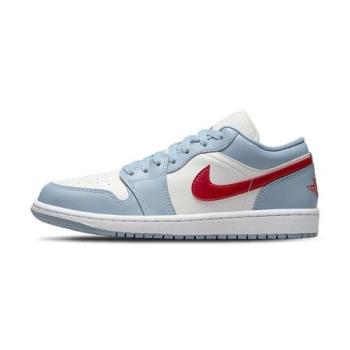 Nike Wmns Air Jordan 1 Low 女 白藍紅 喬丹 AJ1 低筒 休閒鞋 DC0774-164