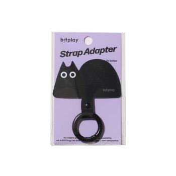 【bitplay】Strap Adapter 掛繩通用造型墊片-炭黑貓（掛繩/apple/iPhone/手機掛繩/掛繩墊片）