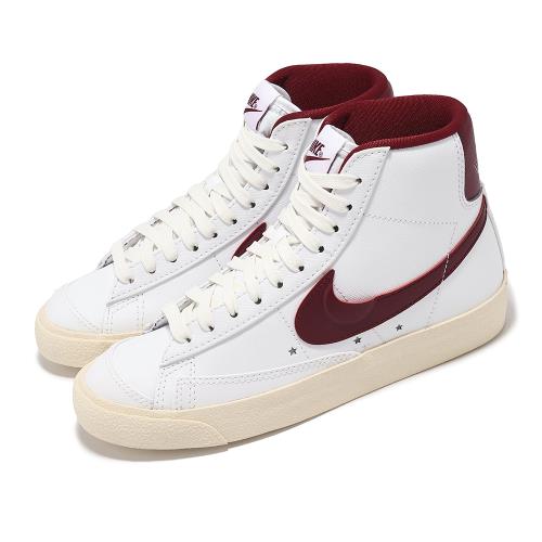 Nike 休閒鞋Wmns Blazer Mid 77 SE 女鞋白紅Sisterhood 高筒皮革DV7003