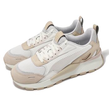 Puma 休閒鞋 RS 3.0 Soft Wns 女鞋 米白 厚底 低筒 皮革 拼接 運動鞋 39314102