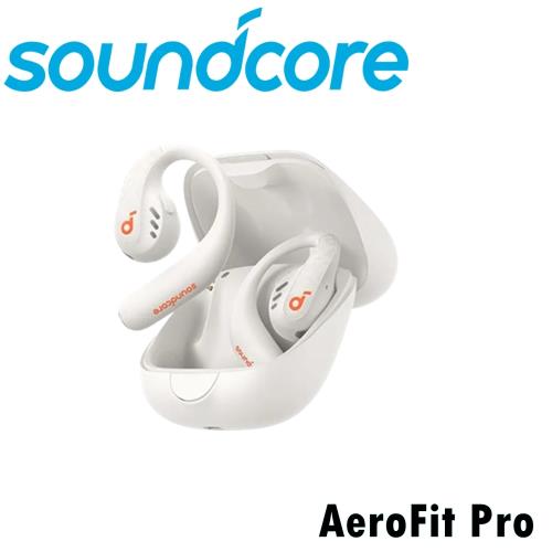 Soundcore AeroFit Pro氣傳導開放式真無線藍牙耳機 公司貨保固2年 白色