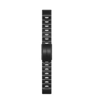 【GARMIN】QUICKFIT 22mm 石墨灰DLC鈦金錶帶