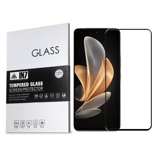 IN7 vivo V29e 5G (6.67吋) 高清 高透光2.5D滿版9H鋼化玻璃保護貼 疏油疏水 鋼化膜