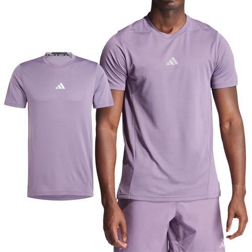 Adidas D4T HR Tee 男 紫色 運動 吸濕 排汗 上衣 短袖 IS3744