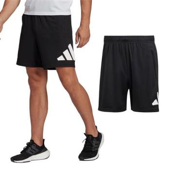Adidas TR-ES Logo Sho 男款 黑色 運動 訓練 健身 吸濕排汗 拉鍊口袋 短褲 IB8121