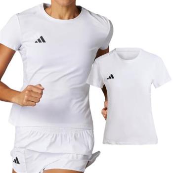 Adidas Adizero E Tee 女款 白色 上衣 亞洲版 運動 慢跑 訓練 修身 吸濕排汗 短袖 IN1173