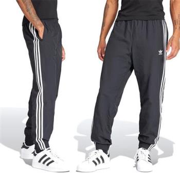 Adidas Woven Fbird Tp 男款 黑色 經典 基本款 抽繩 縮口 口袋 運動 休閒 長褲 IT2501