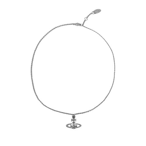 Vivienne Westwood 水鑽鉚釘星球項鍊/頸鍊(銀)