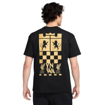 Nike 短袖上衣 男裝 純棉 LeBron 黑金【運動世界】FQ4907-010