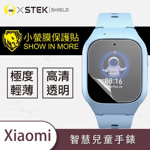 【O-ONE 】Xiaomi 小米 智慧兒童手錶『小螢膜』滿版全膠螢幕保護貼超跑包膜頂級原料犀牛皮(一組兩入)