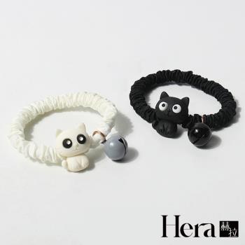 【Hera 赫拉】簡約日常個性小貓咪髮圈 H113030504 兩入組