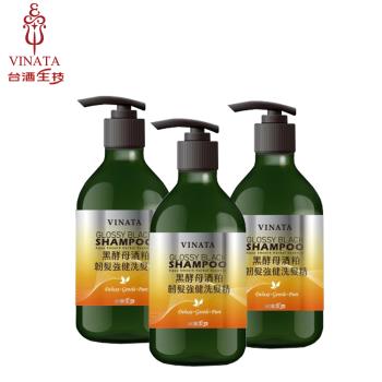 新品上市【臺酒生技】黑酵母酒粕韌髮強健洗髮精 500ml 3入組