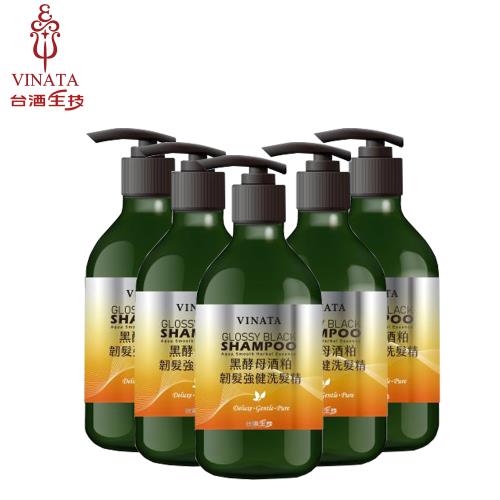 新品上市【台酒生技】黑酵母酒粕韌髮強健洗髮精 500ml_5入組